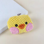 Plyšová hlava zvířátka 12 x 13 cm