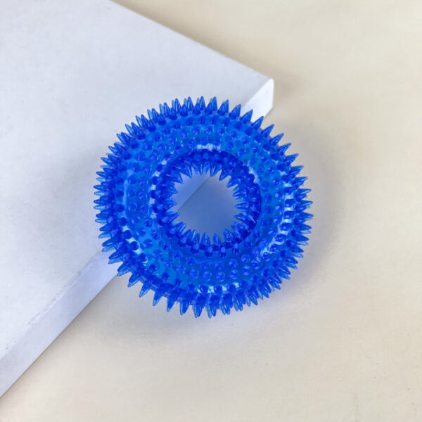 Pískací Kruh pro psy s bodlinami 12 cm - Obrázek 4