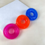 Pískací Kruh pro psy s bodlinami 12 cm - Obrázek 3