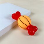 Pískací gumová kost/míč 13 cm - Obrázek 6