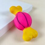 Pískací gumová kost/míč 13 cm - Obrázek 7