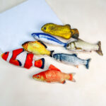 Plyšová ryba pro zvířata 20 cm - Obrázek 2