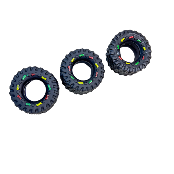 Pískací pneumatika pro psy 8 cm - Obrázek 4