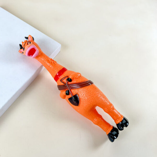 Malá pískací gumová kráva 22 cm - Obrázek 1