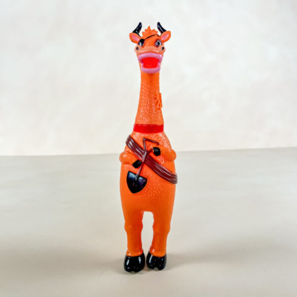 Pískací gumová kráva 32cm - Obrázek 4