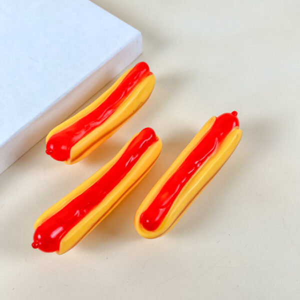 Gumový hotdog 14 cm - Obrázek 3