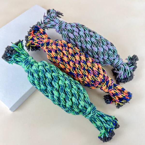 Velký pletený uzel pro psy 35 cm - Obrázek 2