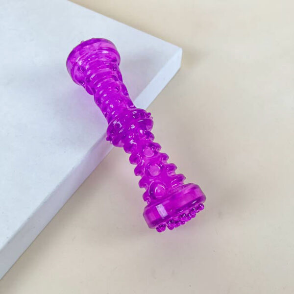 Tvrdá gumová činka na kousání pro psy 19 cm - Obrázek 1