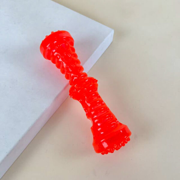 Tvrdá gumová činka na kousání pro psy 19 cm - Obrázek 5