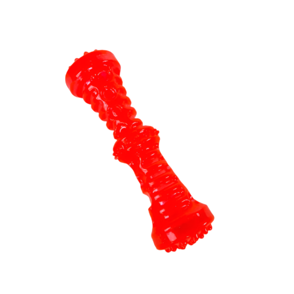 Tvrdá gumová činka na kousání pro psy 19 cm - Obrázek 9