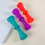 Tvrdá gumová činka na kousání pro psy 19 cm - Obrázek 2