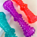 Tvrdá gumová činka na kousání pro psy 19 cm - Obrázek 3