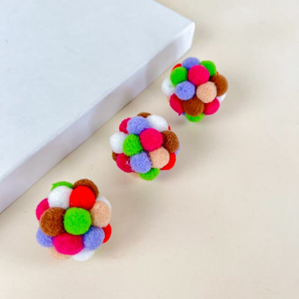 Plyšový míček pro kočky 5 cm - Obrázek 2