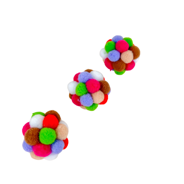 Plyšový míček pro kočky 5 cm - Obrázek 5