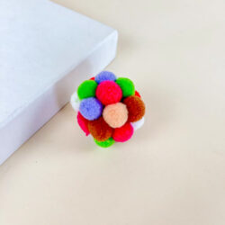 Plyšový míček pro kočky 5 cm