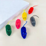 Barevné myšky pro kočky 13 cm (sada 3 ks) - Obrázek 2