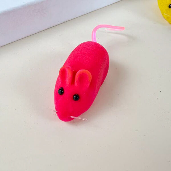 Barevné myšky pro kočky 13 cm (sada 3 ks) - Obrázek 7