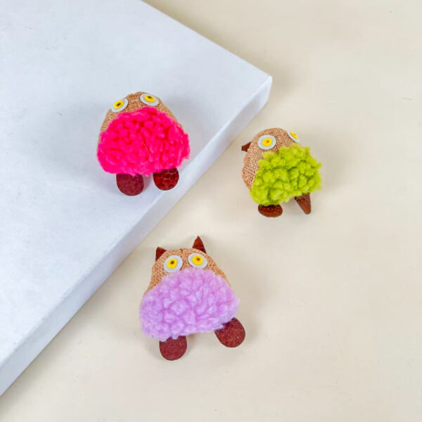 Hračka pro kočky chlupatá 9 cm - Obrázek 5