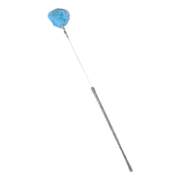 Škádlítko s chlupatpu bambulí a korálky 40cm - Obrázek 14