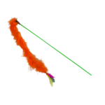 Škádlítko pro kočky s peřím tyč 50 cm + 45 cm dlouhé peří - Obrázek 7