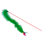 Škádlítko pro kočky s peřím tyč 50 cm + 45 cm dlouhé peří - Obrázek 6