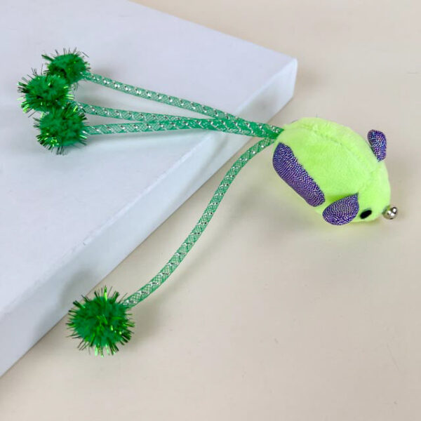 Myš s ocasem pro kočky 20 cm - Obrázek 4