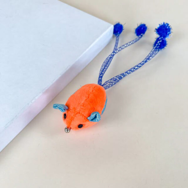 Myš s ocasem pro kočky 20 cm - Obrázek 1