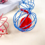 Kovová klec s myší uvnitř 6 cm - Obrázek 3