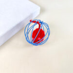 Kovová klec s myší uvnitř 6 cm - Obrázek 7