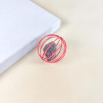 Kovová klec s myší uvnitř 6 cm - Obrázek 8