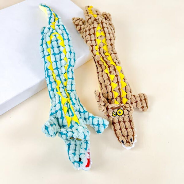 Plyšový krokodýl s pískátkem 55 cm - Obrázek 3