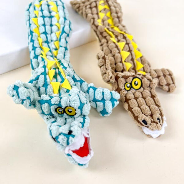 Plyšový krokodýl s pískátkem 55 cm - Obrázek 5