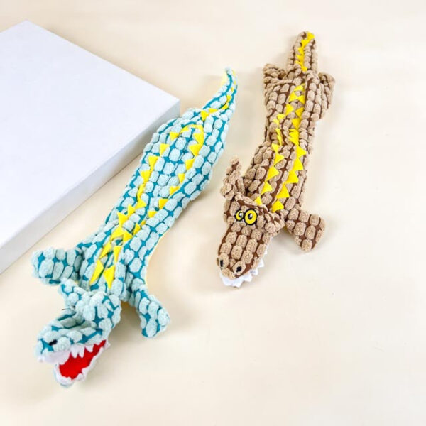 Plyšový krokodýl s pískátkem 55 cm - Obrázek 6