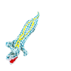 Plyšový krokodýl s pískátkem 55 cm