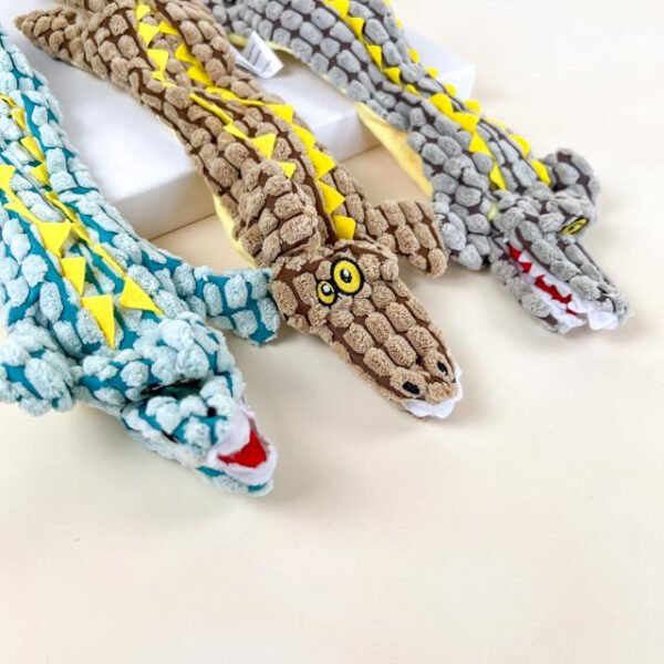 Plyšový krokodýl s pískátkem 55 cm - Obrázek 10