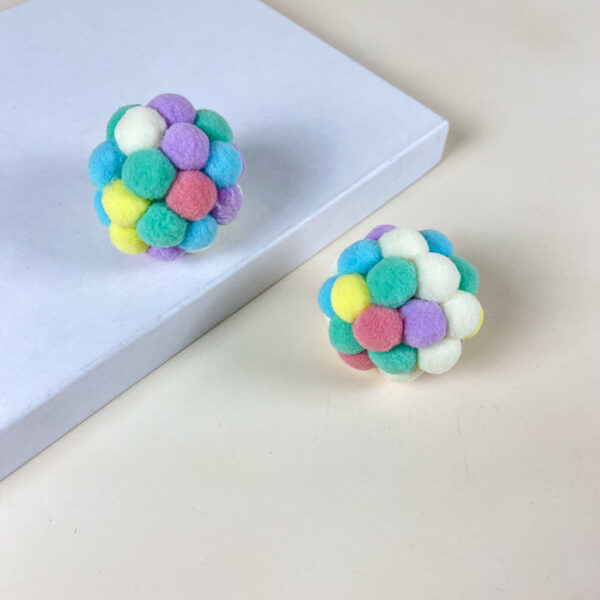 Pom Pom míček pro zvířata 7cm - Obrázek 1