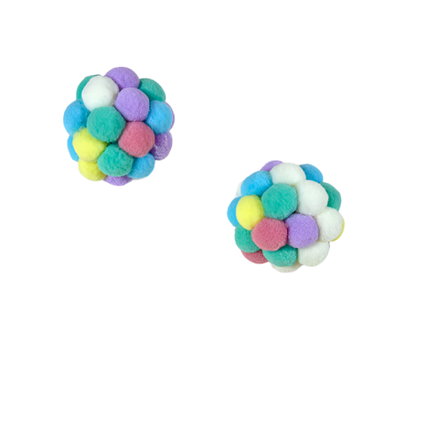 Pom Pom míček pro zvířata 7cm - Obrázek 3