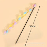 Škádlítko s pom pom šňůrkou 50cm - Obrázek 4