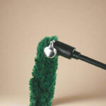 Chlupaté škádlítko pro kočky s rolničkou 50cm tyč - Obrázek 3