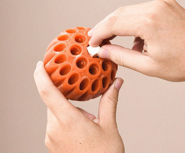 Gumový míček na pamlsky 9cm - Obrázek 3