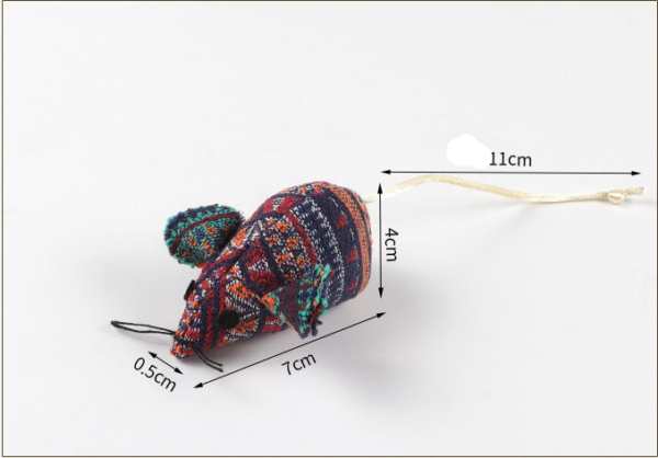 Myš pro kočky 7 cm - Obrázek 4