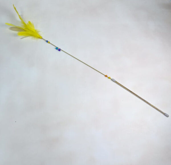 Škadlítko pro kočky s peřím 80cm - Obrázek 1