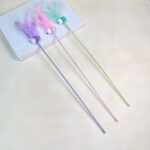 Škadlítko pro kočky s peřím 55cm - Obrázek 2