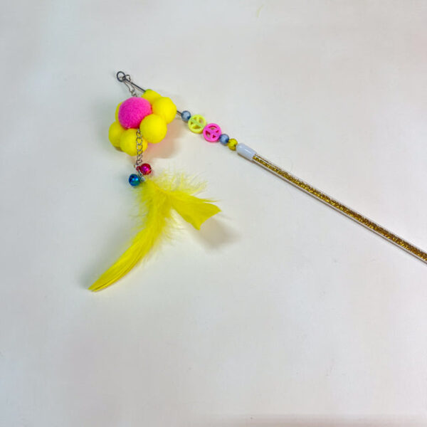 Škadlítko pro kočky s peřím 55cm - Obrázek 5