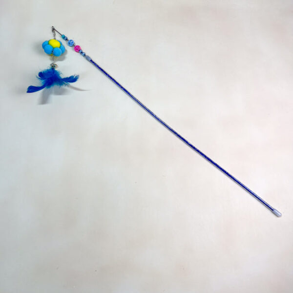 Škadlítko pro kočky s peřím 55cm - Obrázek 3