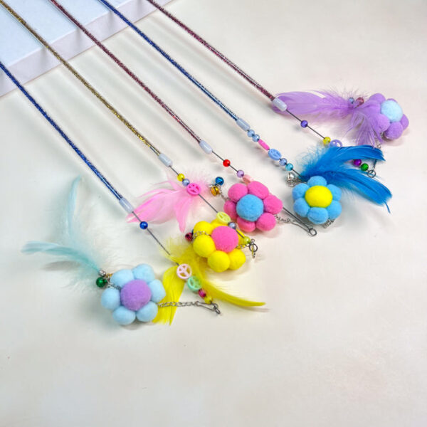 Škadlítko pro kočky s peřím 55cm - Obrázek 12