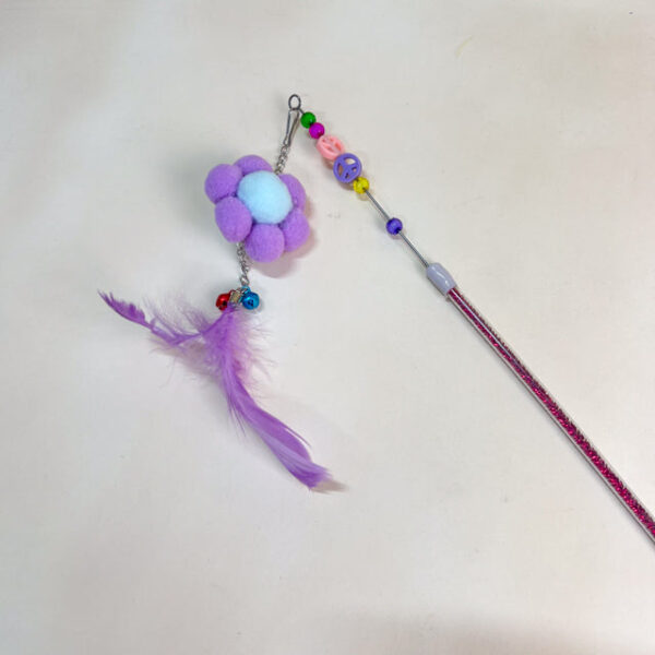 Škadlítko pro kočky s peřím 55cm - Obrázek 10