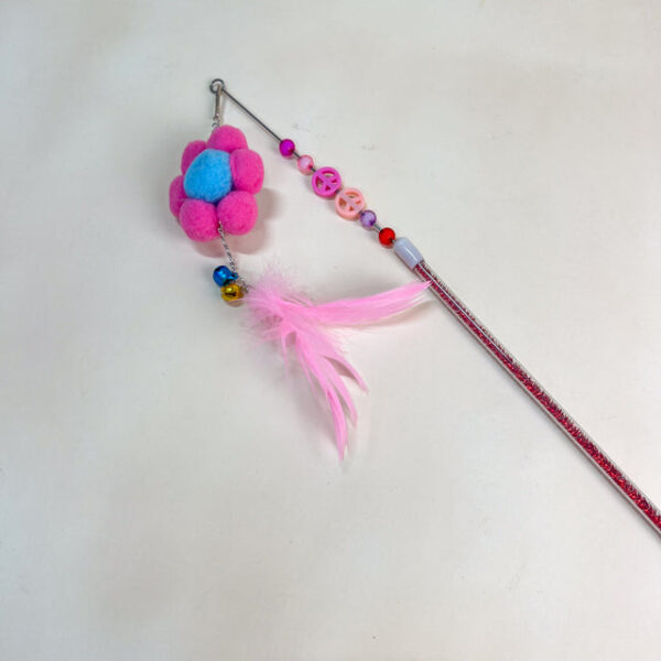 Škadlítko pro kočky s peřím 55cm - Obrázek 4