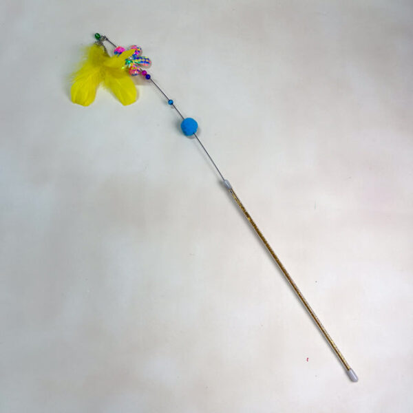 Škadlítko pro kočky s peřím 60cm - Obrázek 4