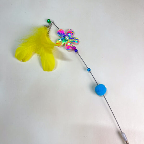 Škadlítko pro kočky s peřím 60cm - Obrázek 5